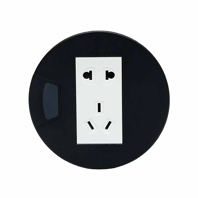 Ҷадвали конфронс васлаки Power Grommet бо USB