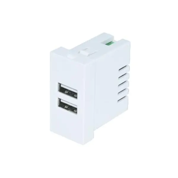 Дучанд Порт TypeA+A Модули васлаки USB пуркунандаи барқ ​​2.1A